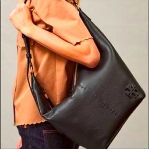 Tory Burch McGraw Zip Bucket Bag